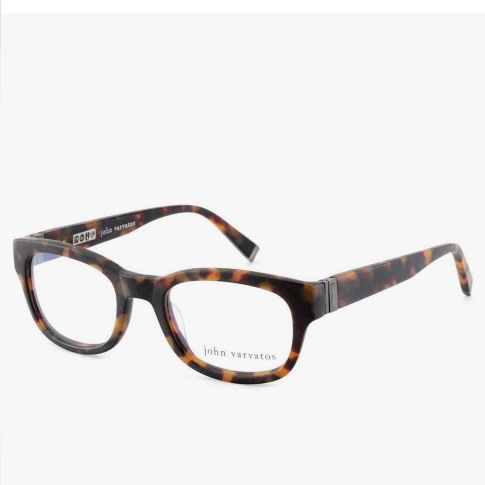 John Varvatos Tortoise Eyeglasses